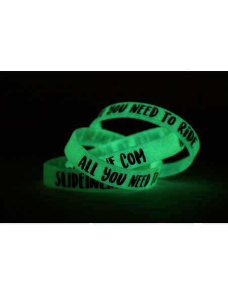 Oferta slide "glow in the dark" wristband