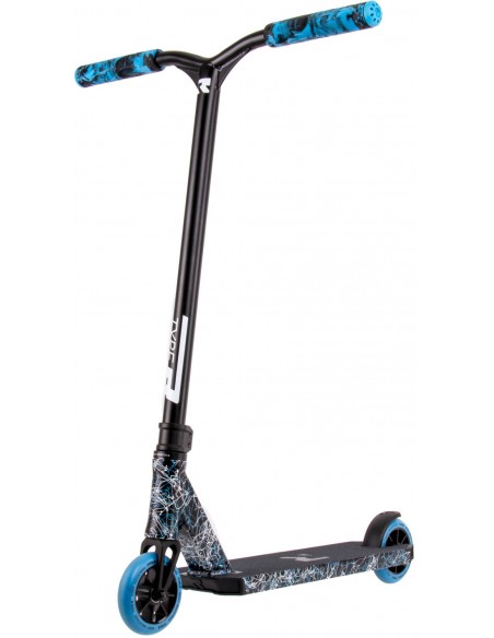 root industries type-r scooter | black-blue-white splatter