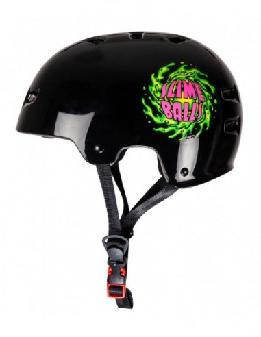 bullet x slime balls helmet slime logo black