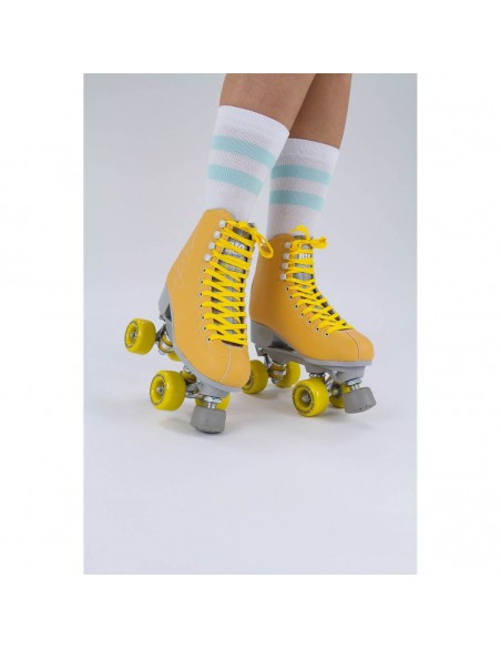 Características rio roller signature quad skates - yellow