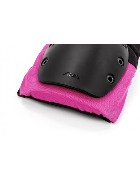 Comprar rekd knee pad black-pink