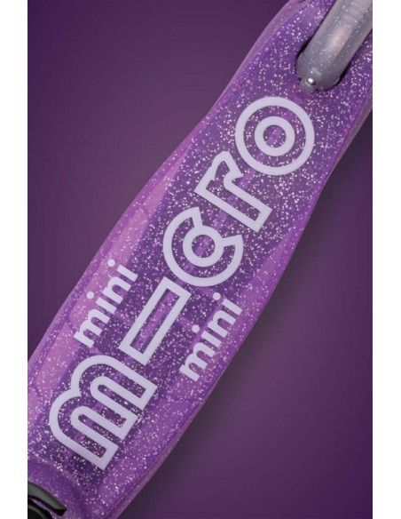 Producto mini micro deluxe led glitter purple